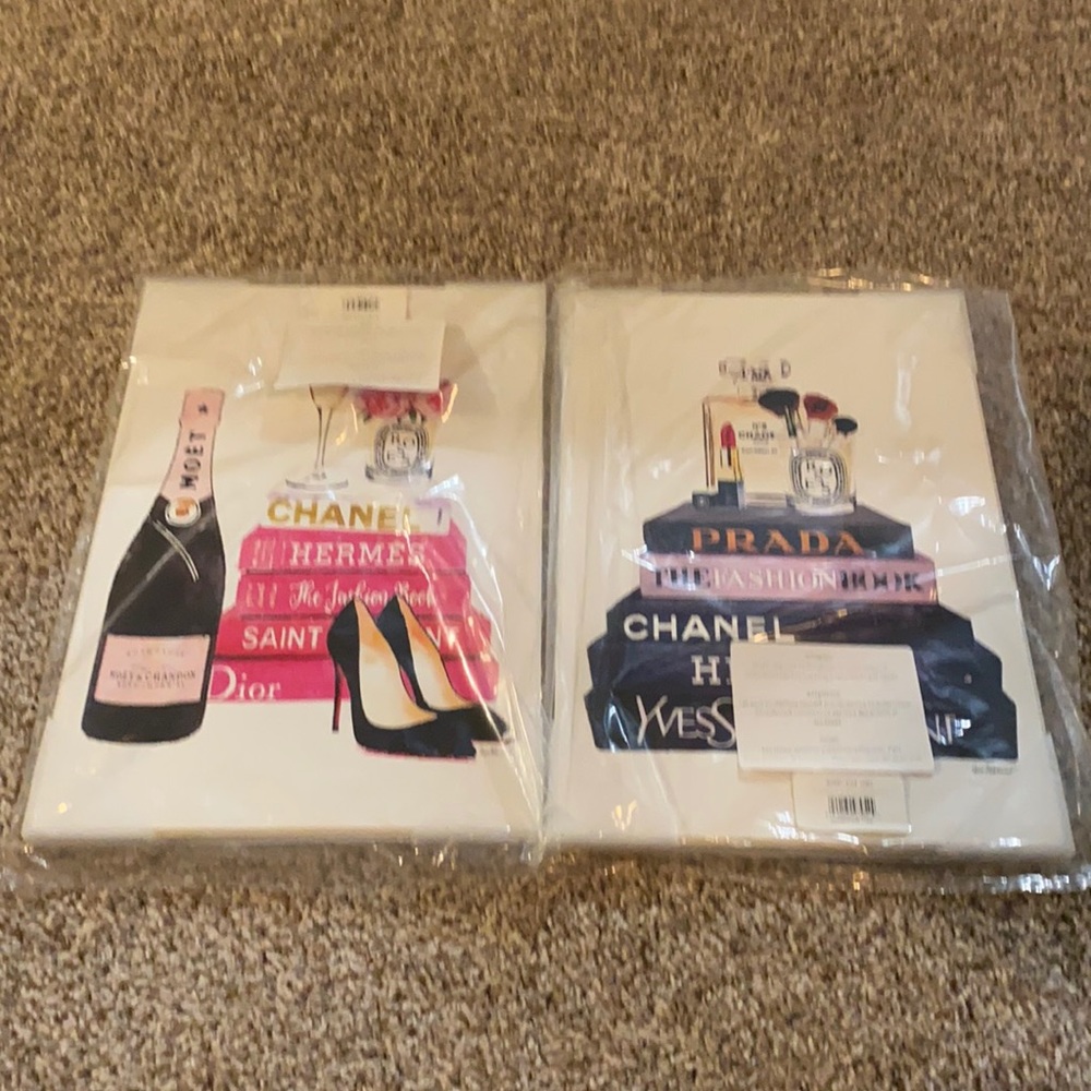Glam Fashion Book Wall Plaque